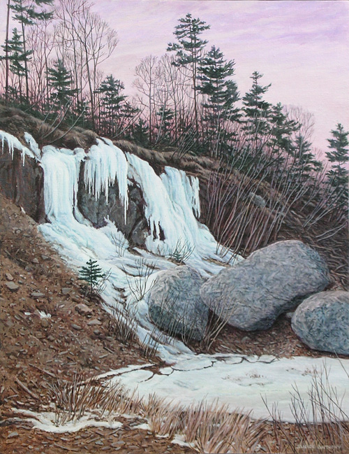 Ice Fall, Black's Harbour